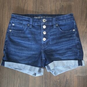American Eagle Outfitters Women's Blue Denim Shorts